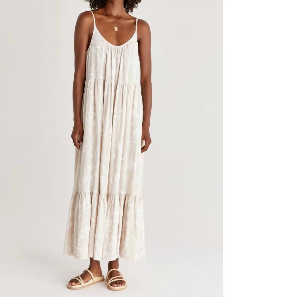 Nwt z supply lido floral midi dress in sandstone